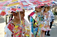 Juventud sacabe&ntilde;a promueve el reciclaje con concurso de trajes folcl&oacute;ricos